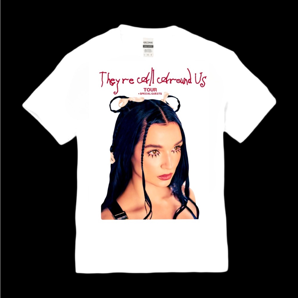 White Graphic Tee Poppy